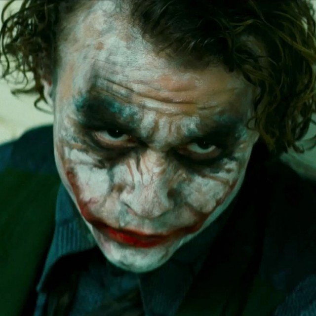 Heath Ledger as the Joker