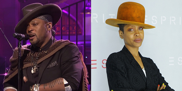 D'Angelo and Erykah Badu