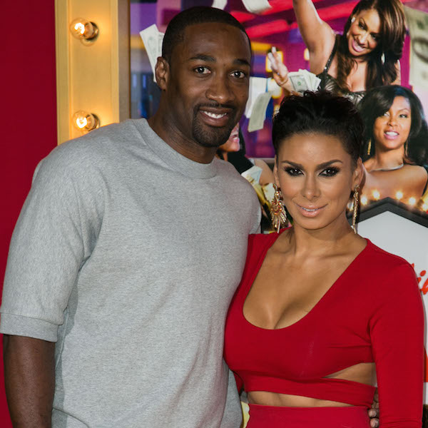Gilbert Arenas and Laura Govan