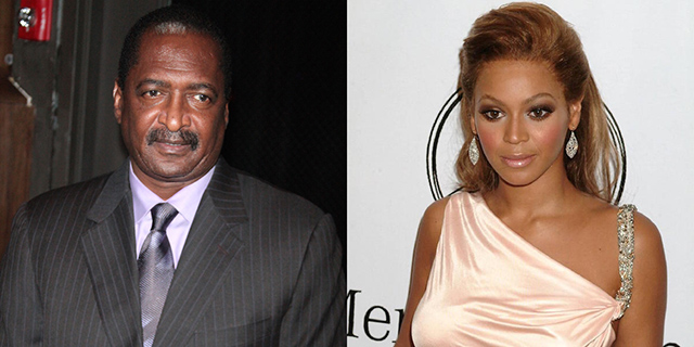 Beyonce and Mathew Knowles
