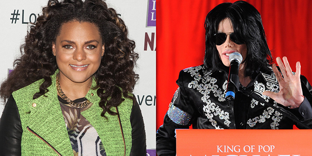 Marsha Ambrosius and Michael Jackson