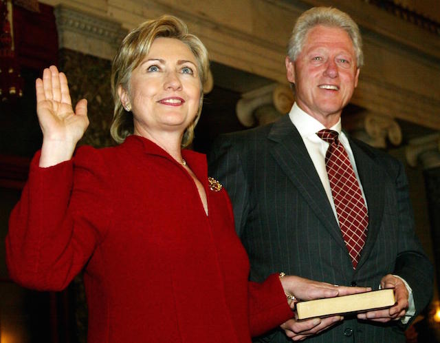 Hilary and Bill Clinton