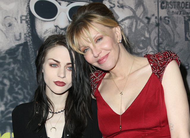 Frances Bean Cobain and Courtney Love