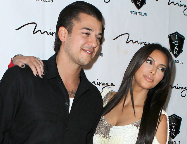 Rob Kardashian and Kim Kardashian