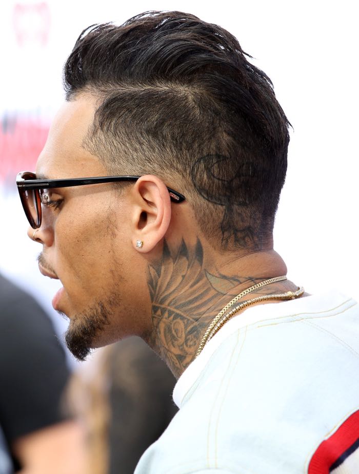 Celebrities attend iHeartRadio Music Awards at The Forum. Featuring: Chris Brown Where: Los Angeles, California, United States When: 04 Apr 2016 Credit: Brian To/WENN.com