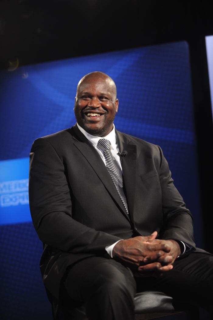 as American Express teams up with Shaquille O'Neal and Phil Jackson at the Altman Building on June 6, 2016 in New York City.