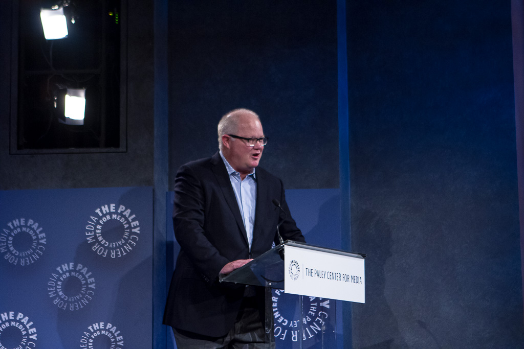 John Solberg makes welcome remarks