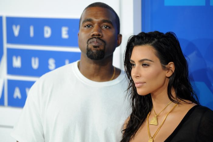 Kanye West and Kim Kardashian