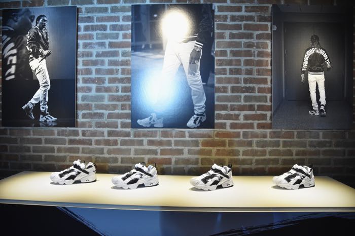 NEW YORK, NY - OCTOBER 11: Reebok launches the new Instapump Fury Overbranded at Pop Up Shop in NYC on October 11, 2016 in New York City. (Photo by Bryan Bedder/Getty Images for Reebok)