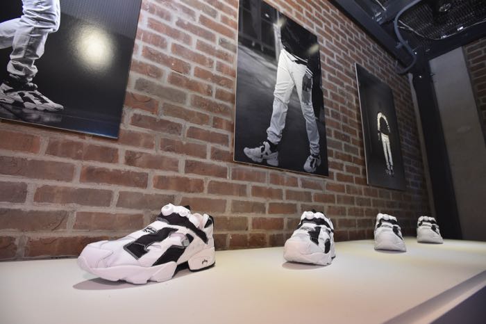 NEW YORK, NY - OCTOBER 11: Reebok launches the new Instapump Fury Overbranded at Pop Up Shop in NYC on October 11, 2016 in New York City. (Photo by Bryan Bedder/Getty Images for Reebok)