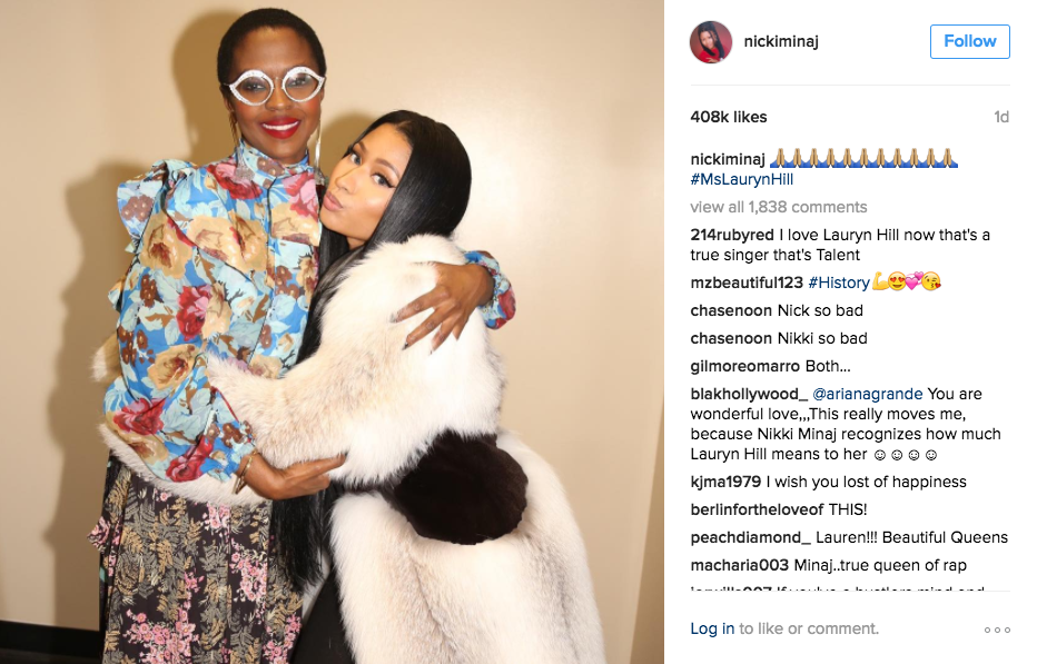 lauryn hill and nicki minaj
