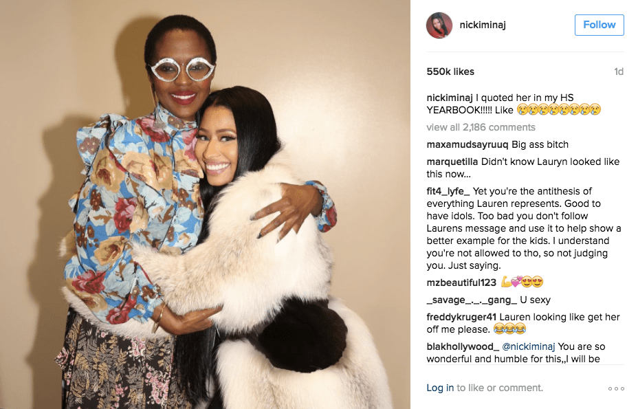 lauryn hill and nicki minaj