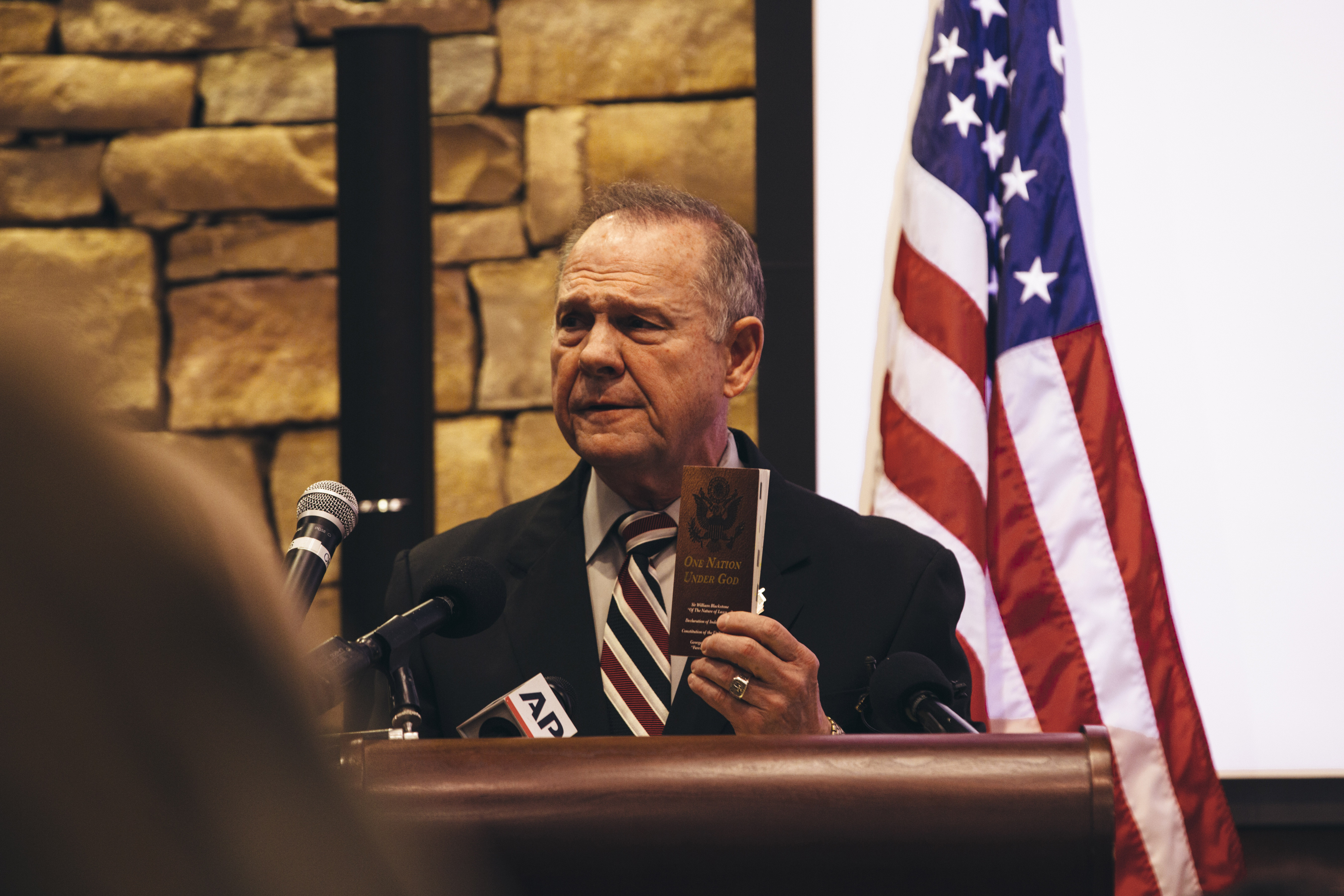 Embattled GOP Senate Candidate Judge Roy Moore Attends Mid-Alabama Republican Club's Veterans Day Event