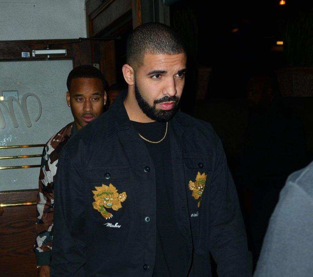 Drake out at Italian restaurant Madeo in Beverly Hills