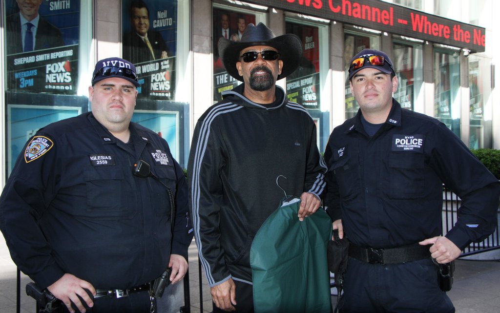 Sheriff David Clarke at Fox & Friends in New York City