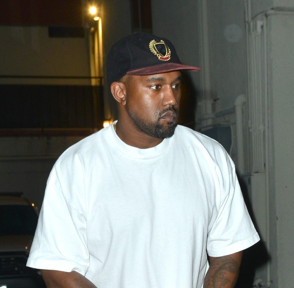 Kanye West leaves Matsuhisa Sushi restaurant in Beverly Hills