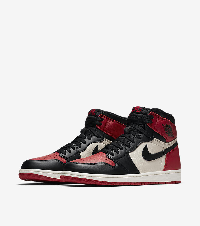 Nike Air Jordan 1 'Bred 'Toe' - James Pepion sneaker bootleg