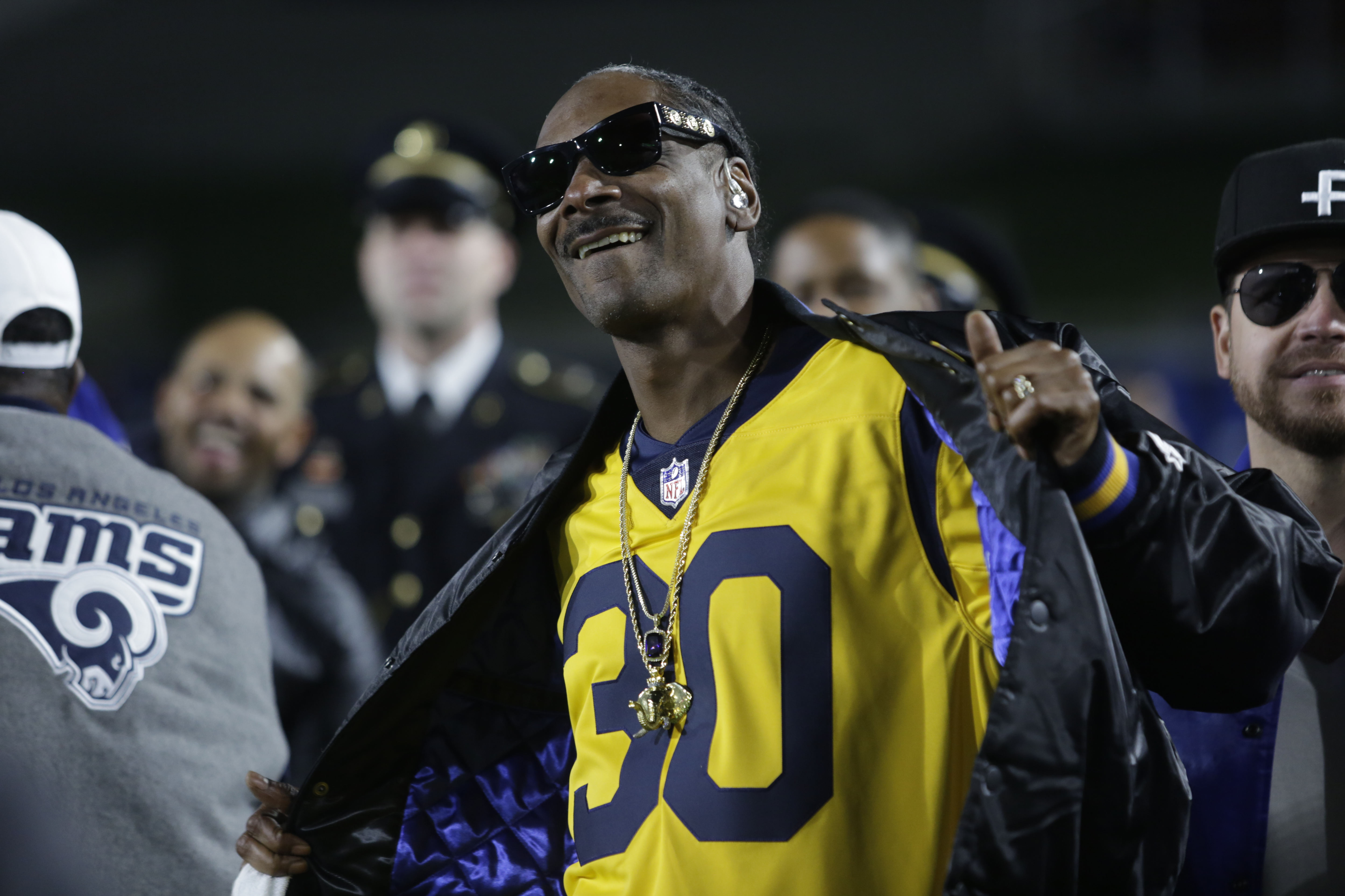 Celebs at Rams game
