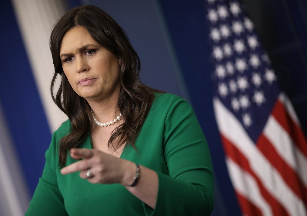 Press Secretary Sarah Sanders Holds Daily Briefing At White House