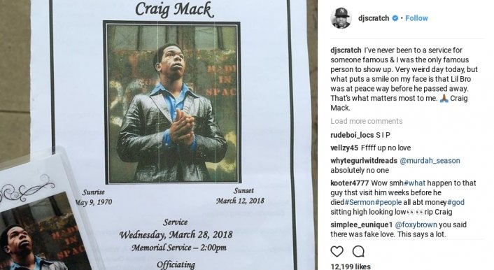 DJ SCRATCH CRAIG MACK INSTAGRAM POST