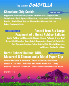 Decluttr Coachella Tastes Lineup