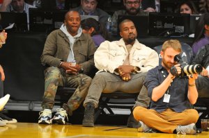 Celebrities At The Los Angeles Lakers Game