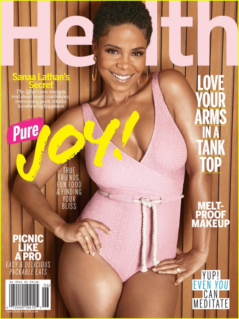 Sanaa Lathan Health Magazine cover