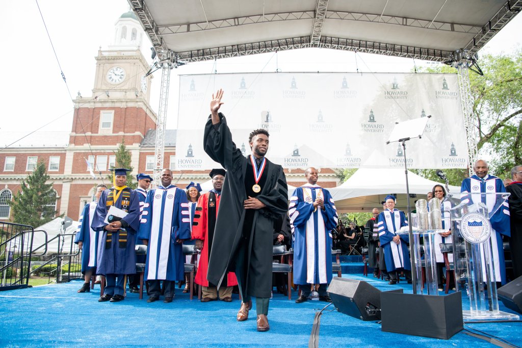 Chadwick Boseman at Howard 7