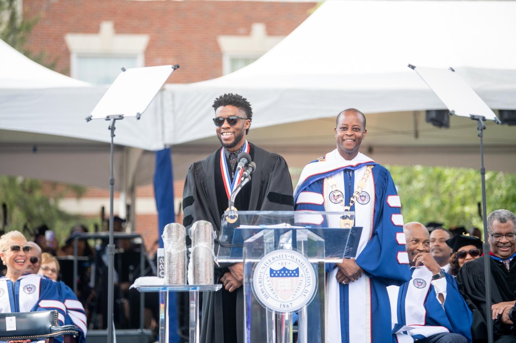 Chadwick Boseman at Howard 3