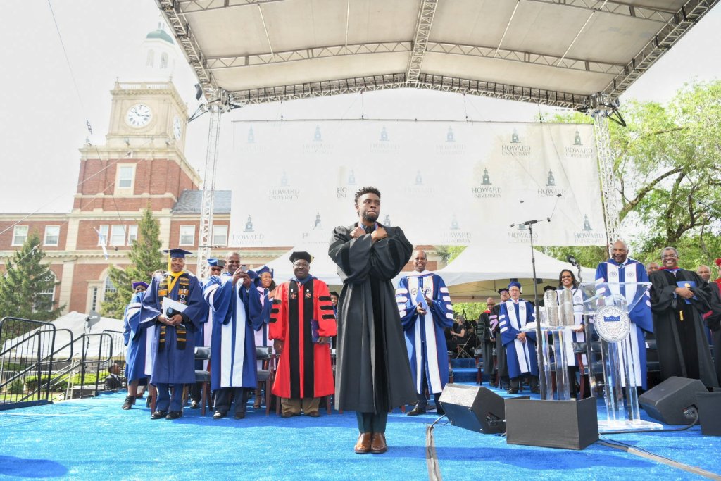 Chadwick Boseman at Howard 2