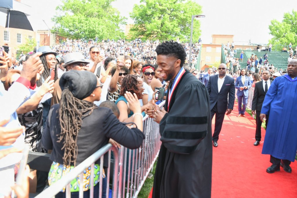 Chadwick Boseman at Howard 1