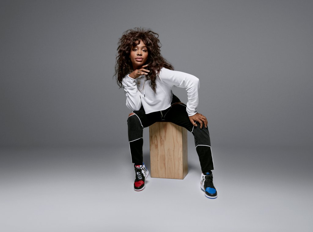 SZA in Jordan Brand gear 4