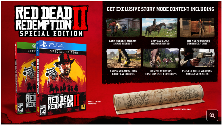 Red Dead Redemption 2 Special & Ultimate Edition Plus Collectors Box