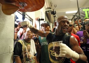 Media Day at The Mayweather Gym