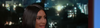 Kim Kardashian on Jimmy Kimmel