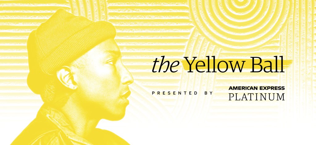 PHARRELL WILLIAMS AMERICAN EXPRESS YELLOW