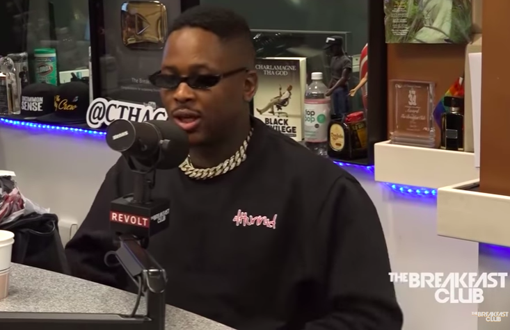 YG on The Breakfast Club