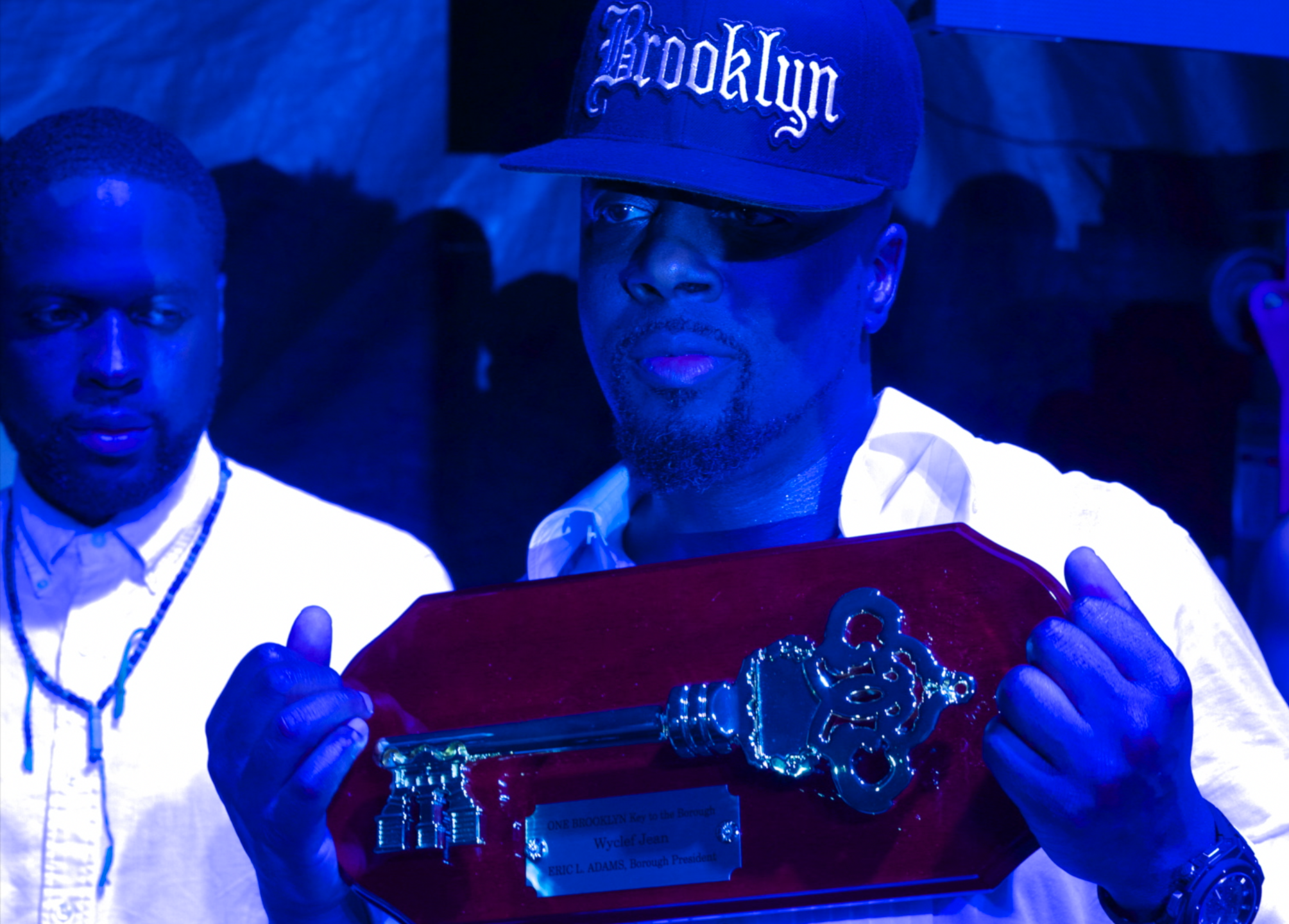 Wyclef Jean Key To The City Of Brooklyn Ceremony