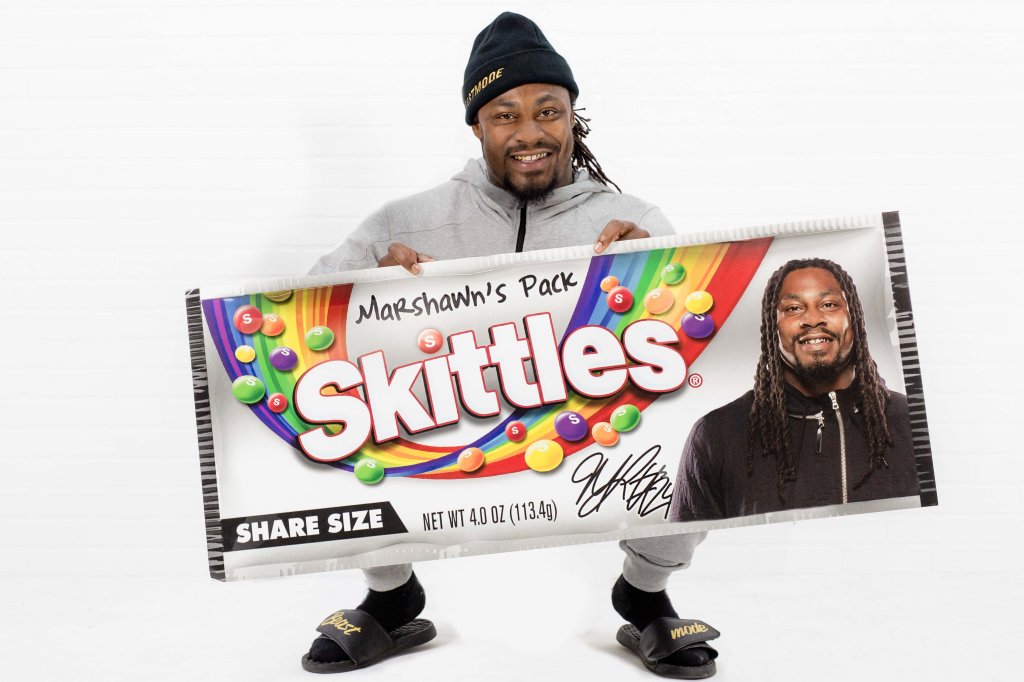 Marshawn Lynch Skittles