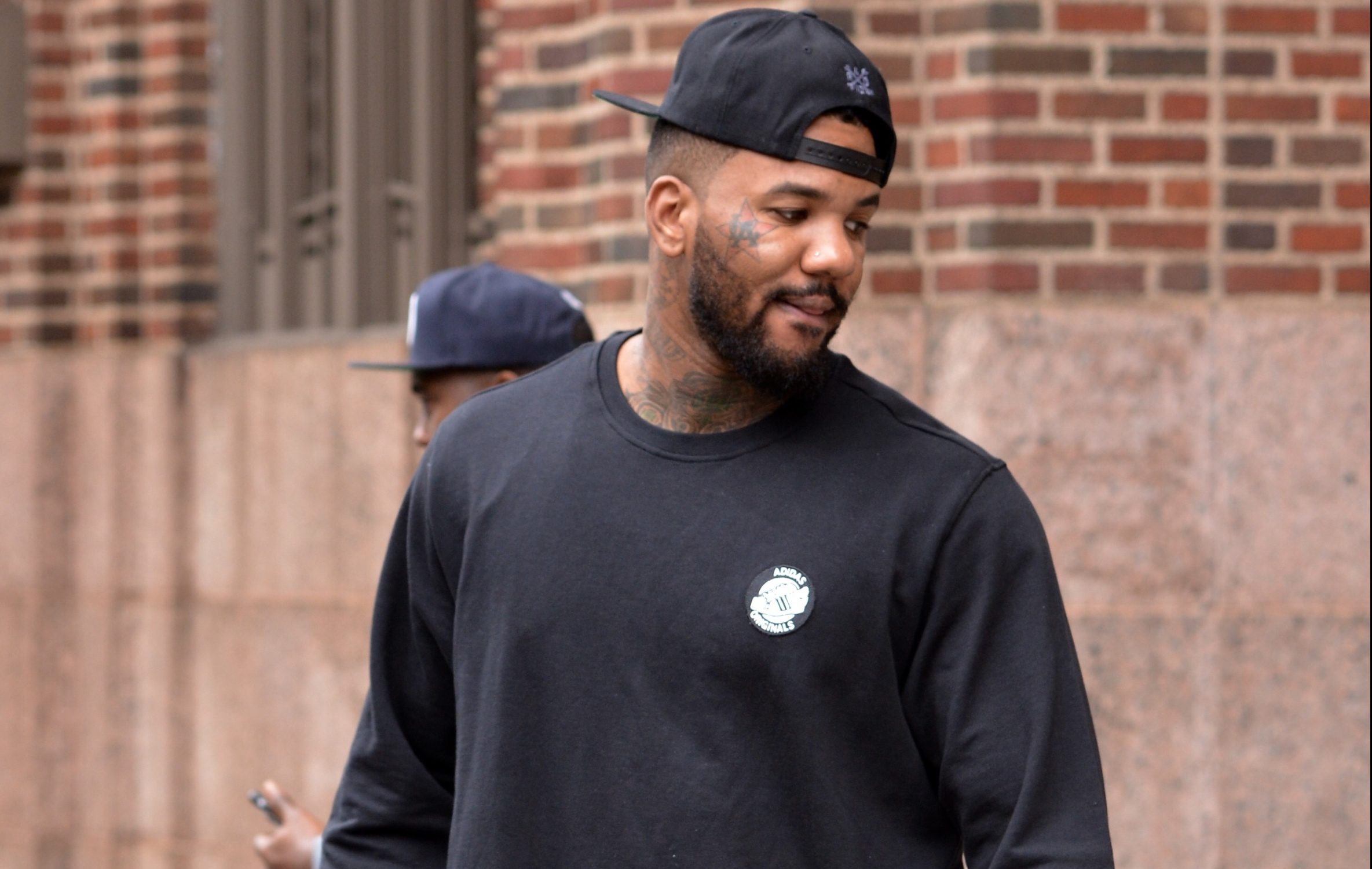 Rapper The Game leaving Z100