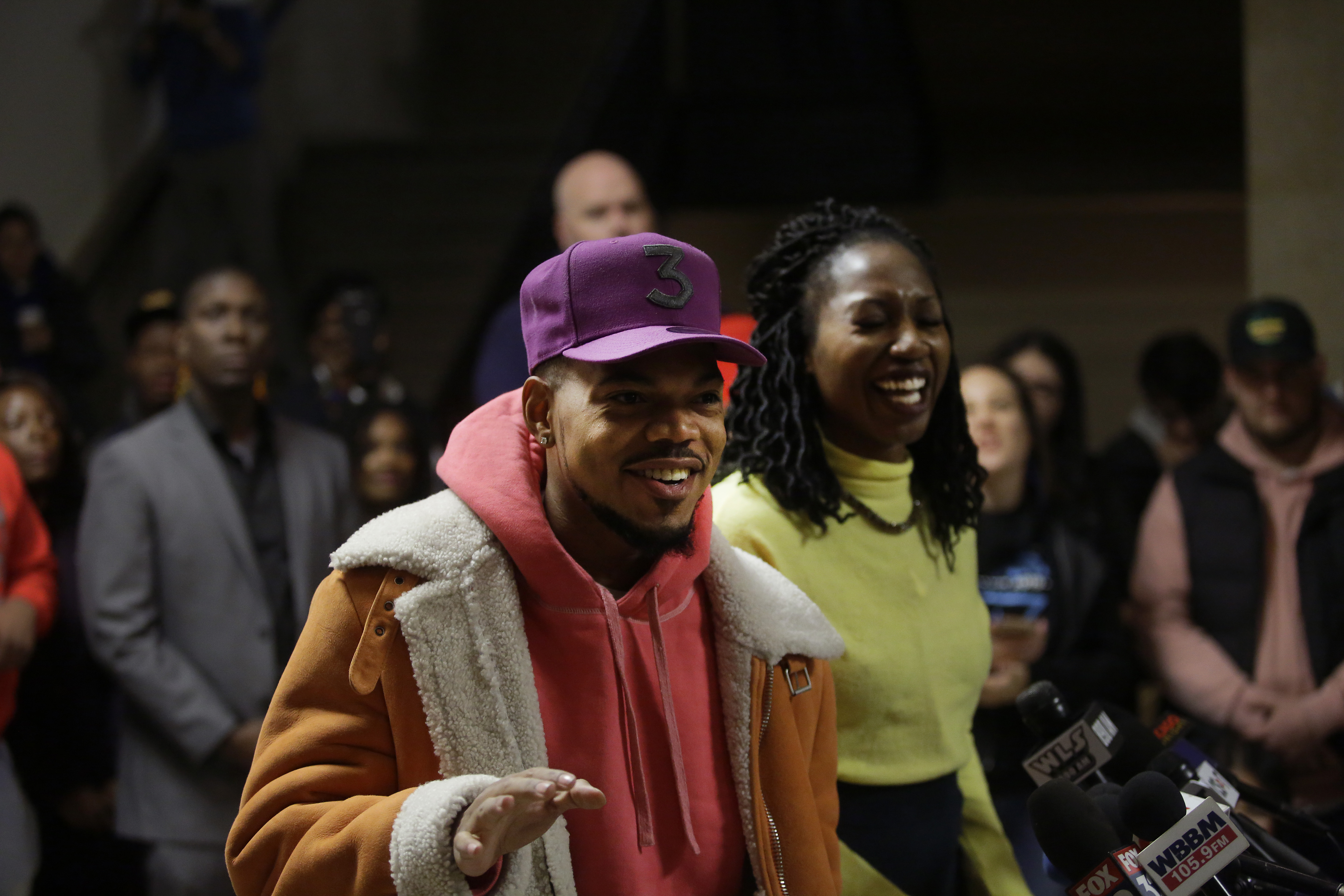 Chance The Rapper Holds News Conference At Chicago City Hall