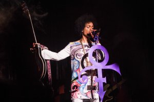 Prince live in Birmingham in 2014