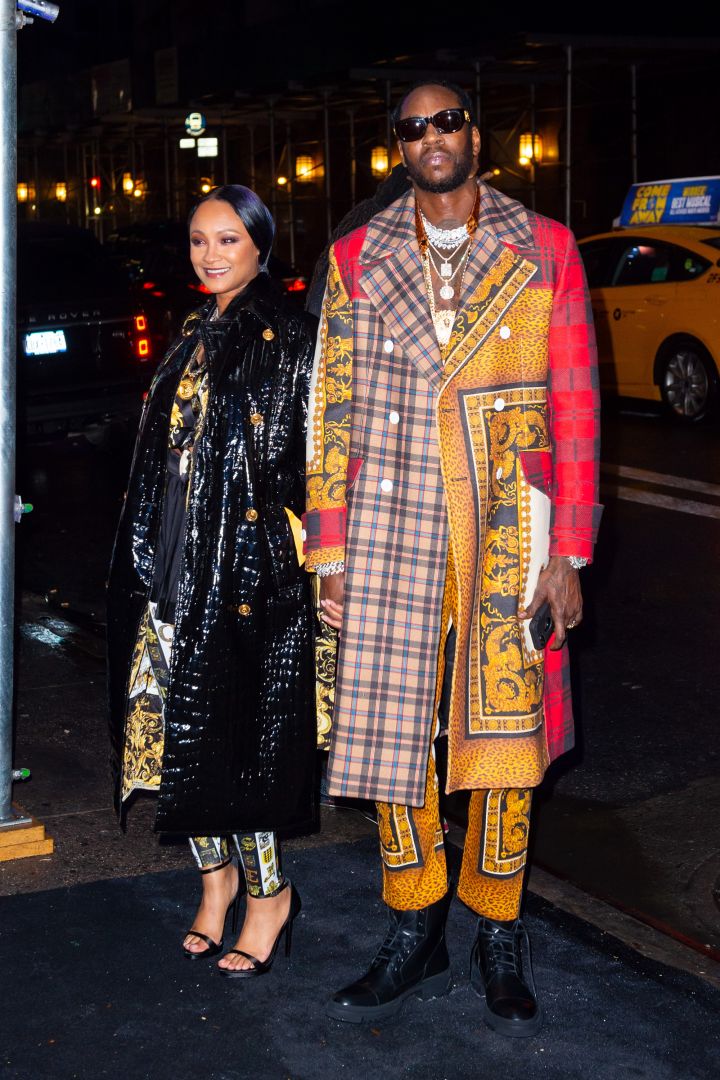 2 Chainz and wife Kesha Ward came through, dapper as ever.