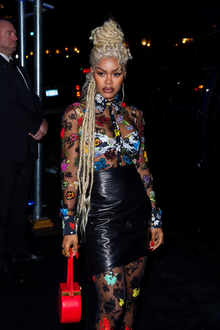 Teyana Taylor struck a pose.