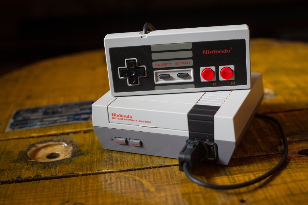 A Nintendo Classic Mini 'Nintendo Entertainment System'...