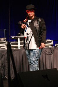 Rapper Da Brat performing live at the Be You Expo