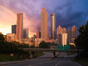 Entering Atlanta
