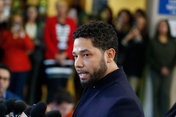 Actor Jussie Smollett Appears Outside Of Court After It Was Announced That All Charges Have Been Dropped Against Him