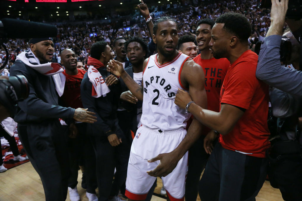 Toronto Raptors play the Philadelphia 76ers in game seven of their second round series in the NBA play-offs