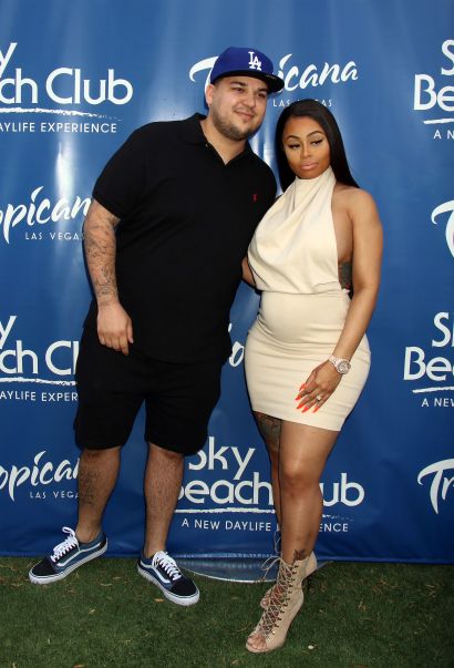 ROB KARDASHIAN and BLAC CHYNA Host Sky Beach Club Las Vegas